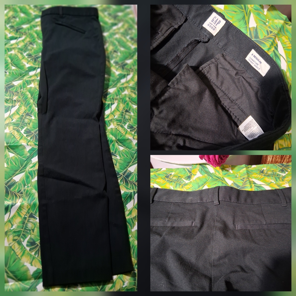 🎀GAP Signature Skinny Ankle Black Pants
